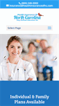 Mobile Screenshot of healthinsuranceofnc.com